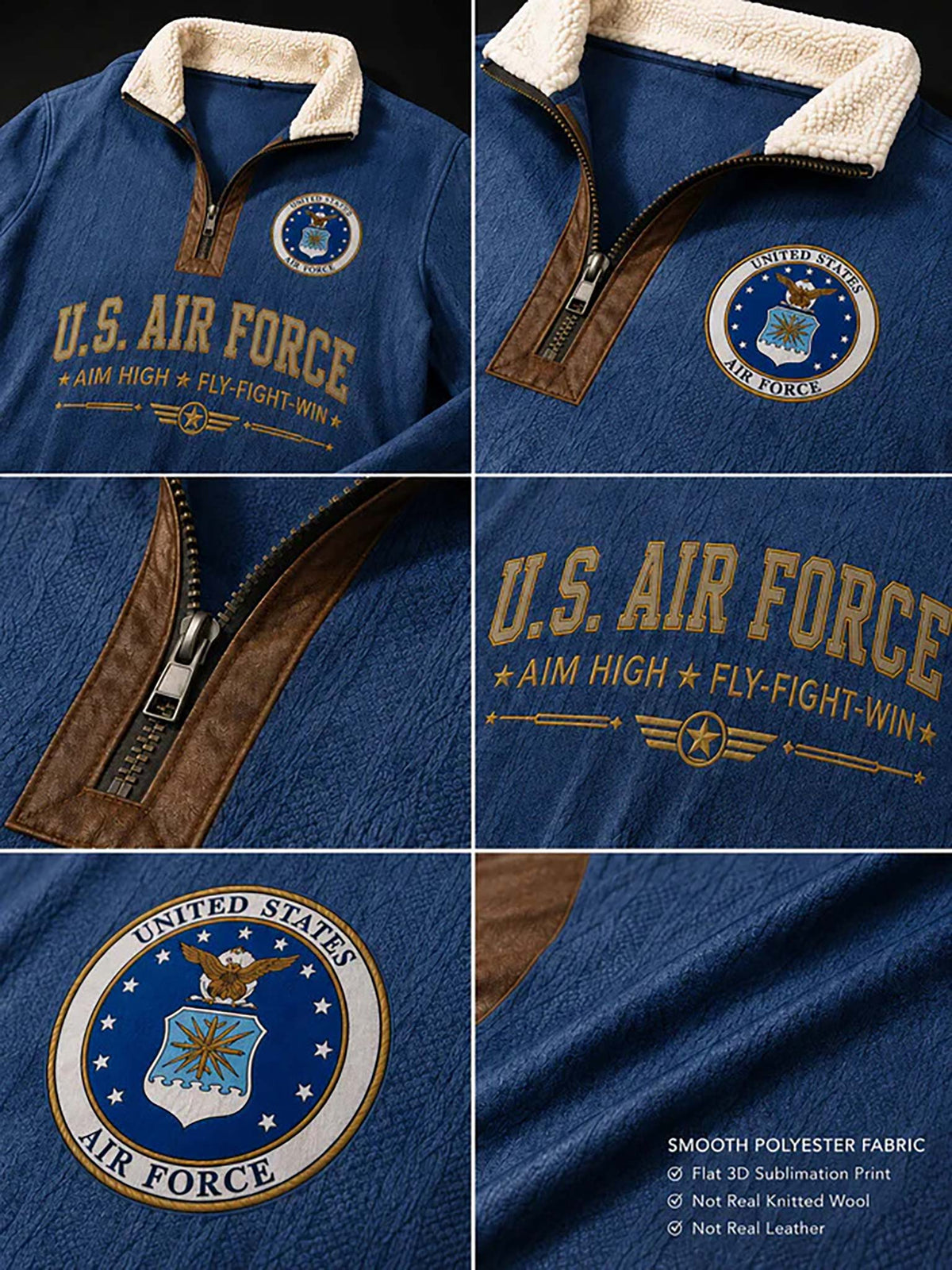 A blue U.S.