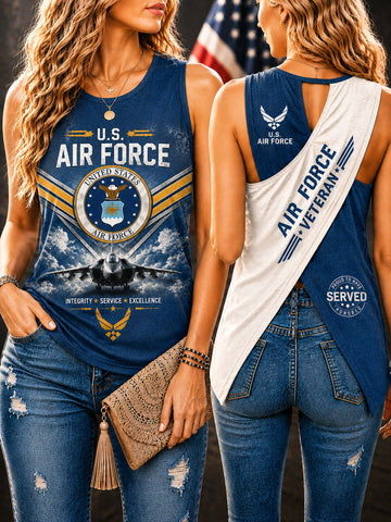 Two women modeling matching U.S.