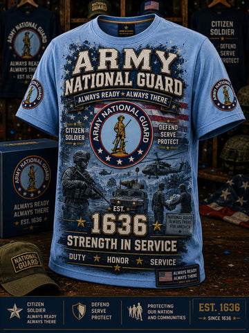 Army National Guard Patriot Graphic T-shirt