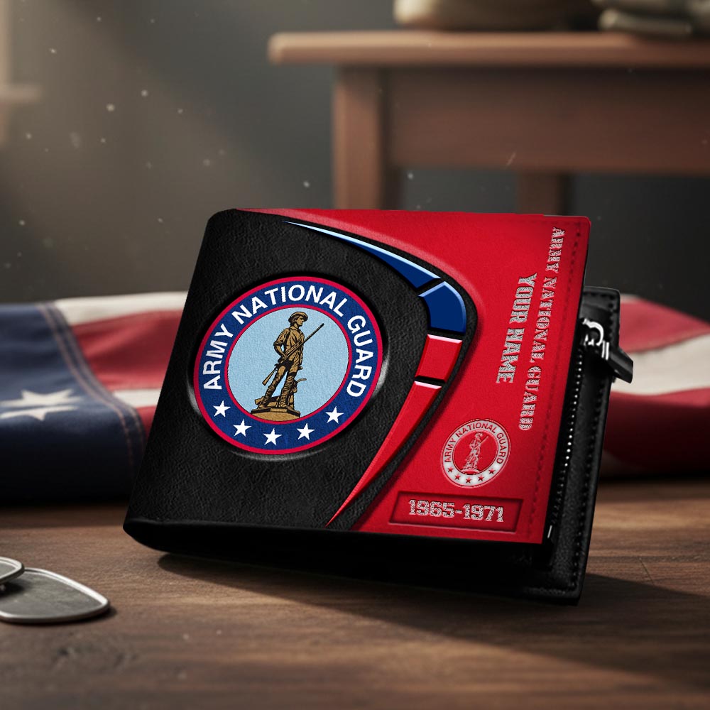 Army National Guard The Honor Stripe Custom Wallet