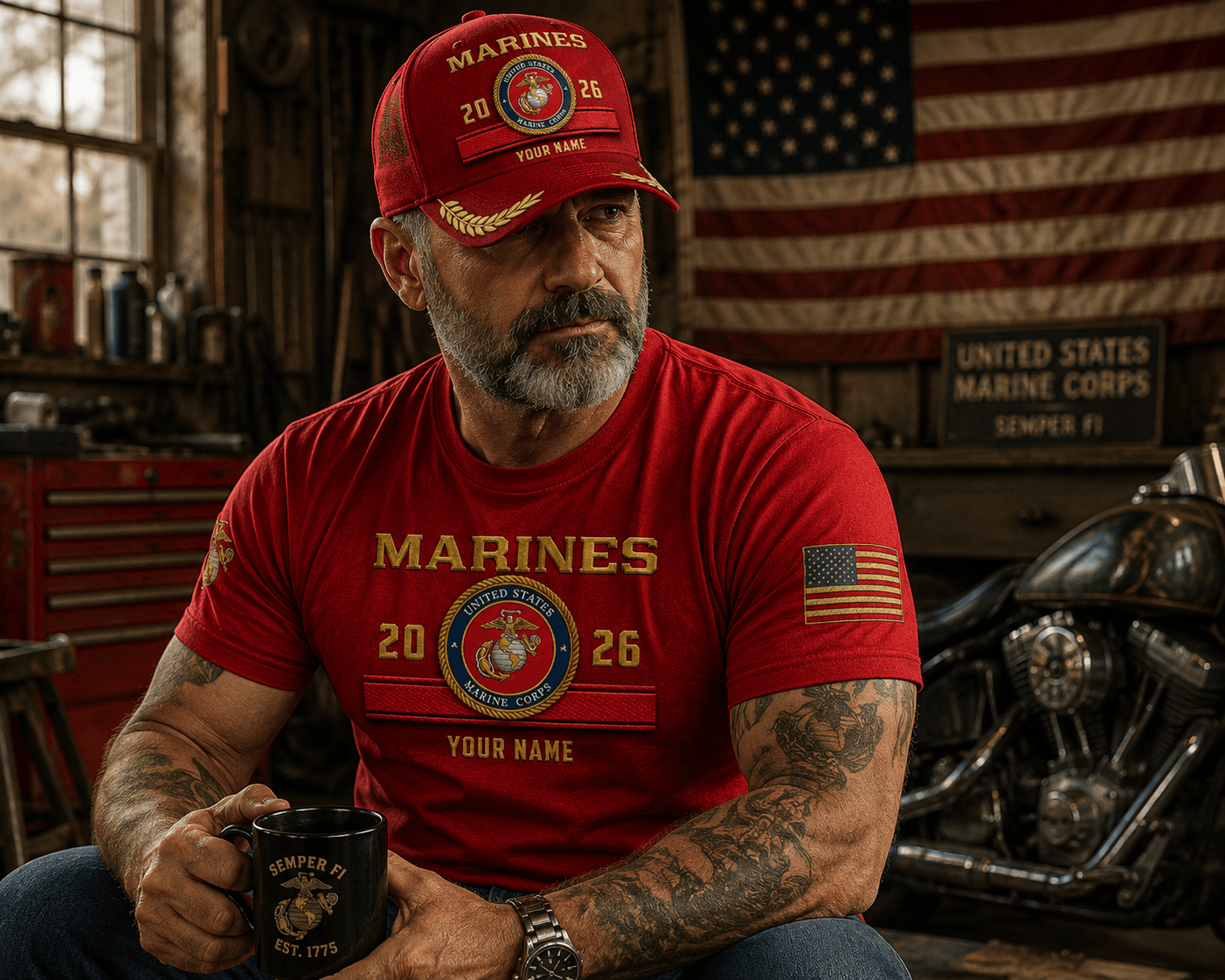 United States Marine Corps Scrambled Eggs Classic Cap