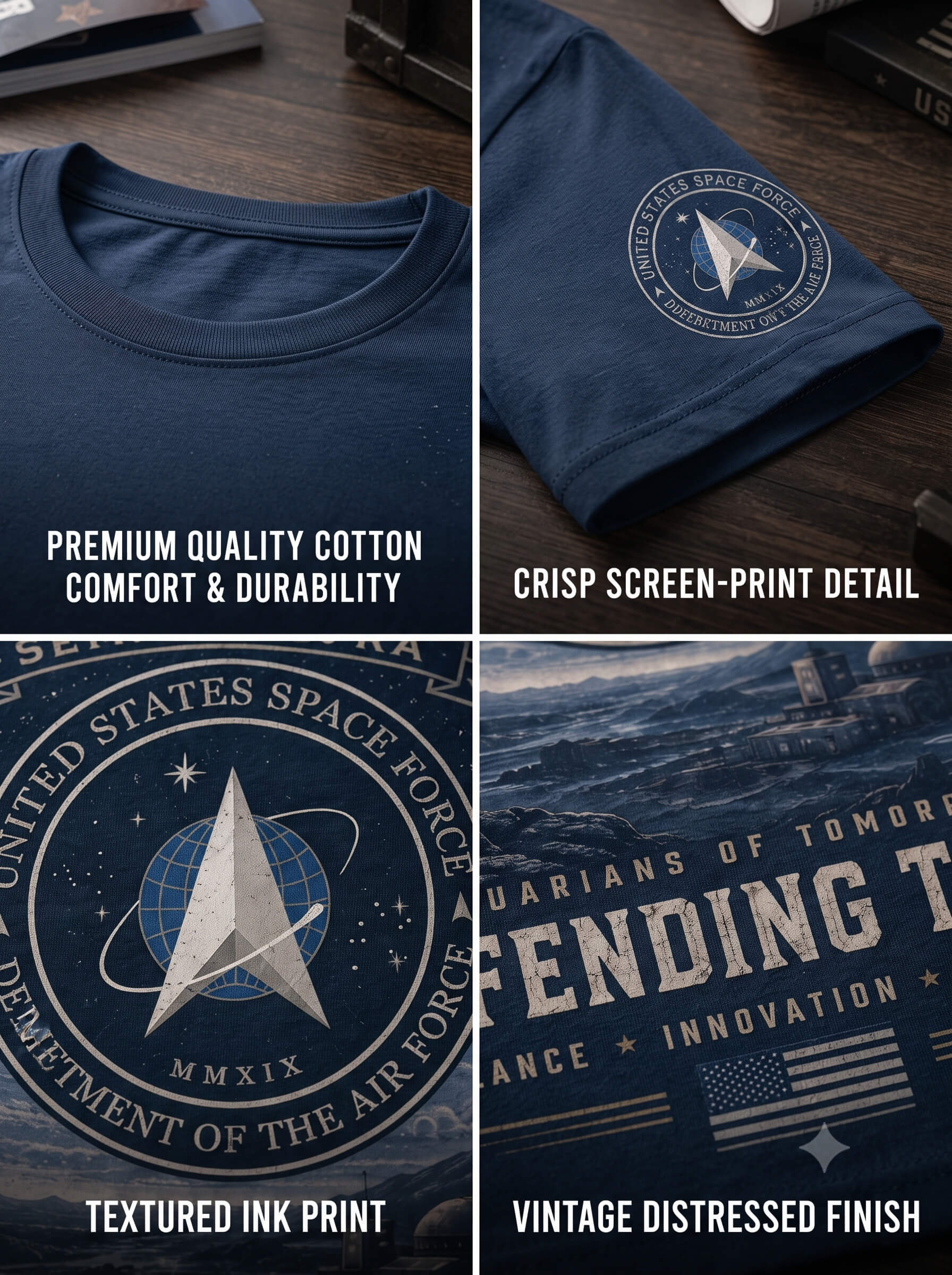Space Force Patriot Graphic T-shirt