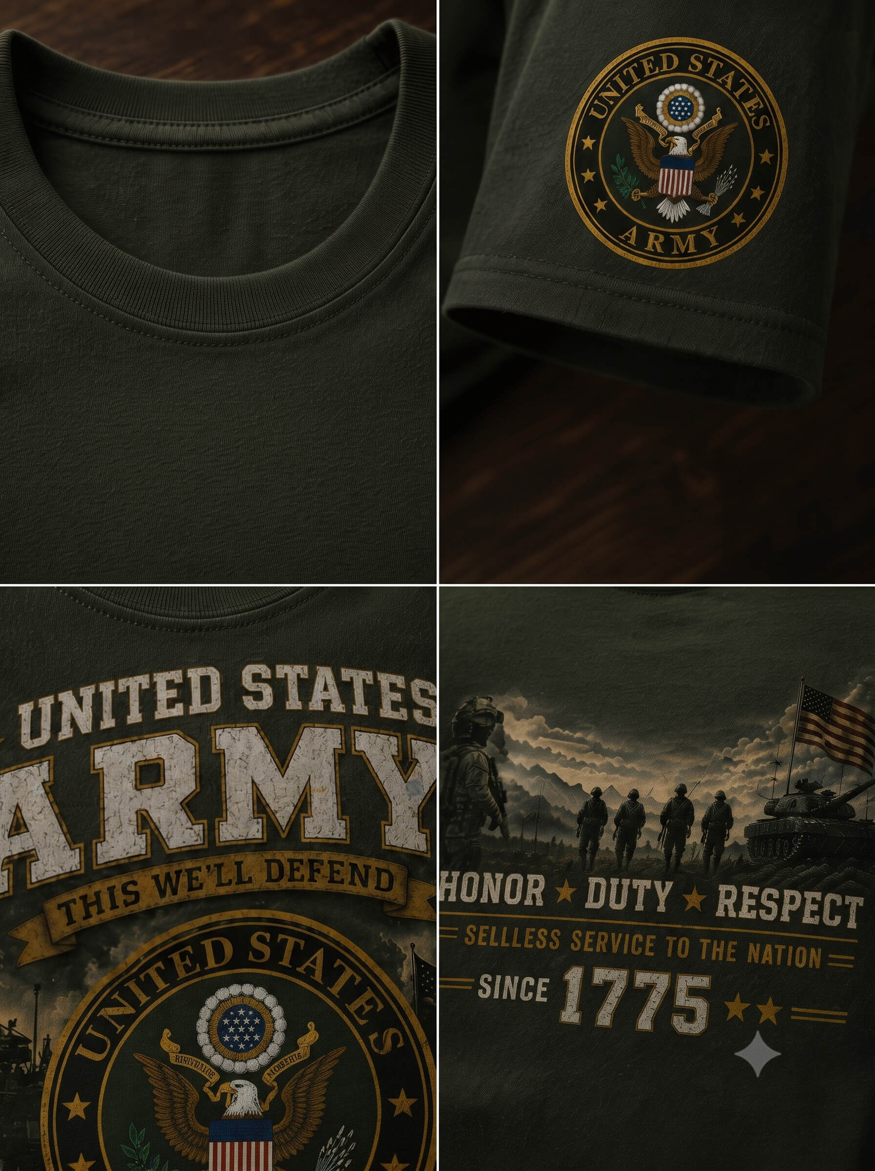 United States Army Patriot Graphic T-shirt
