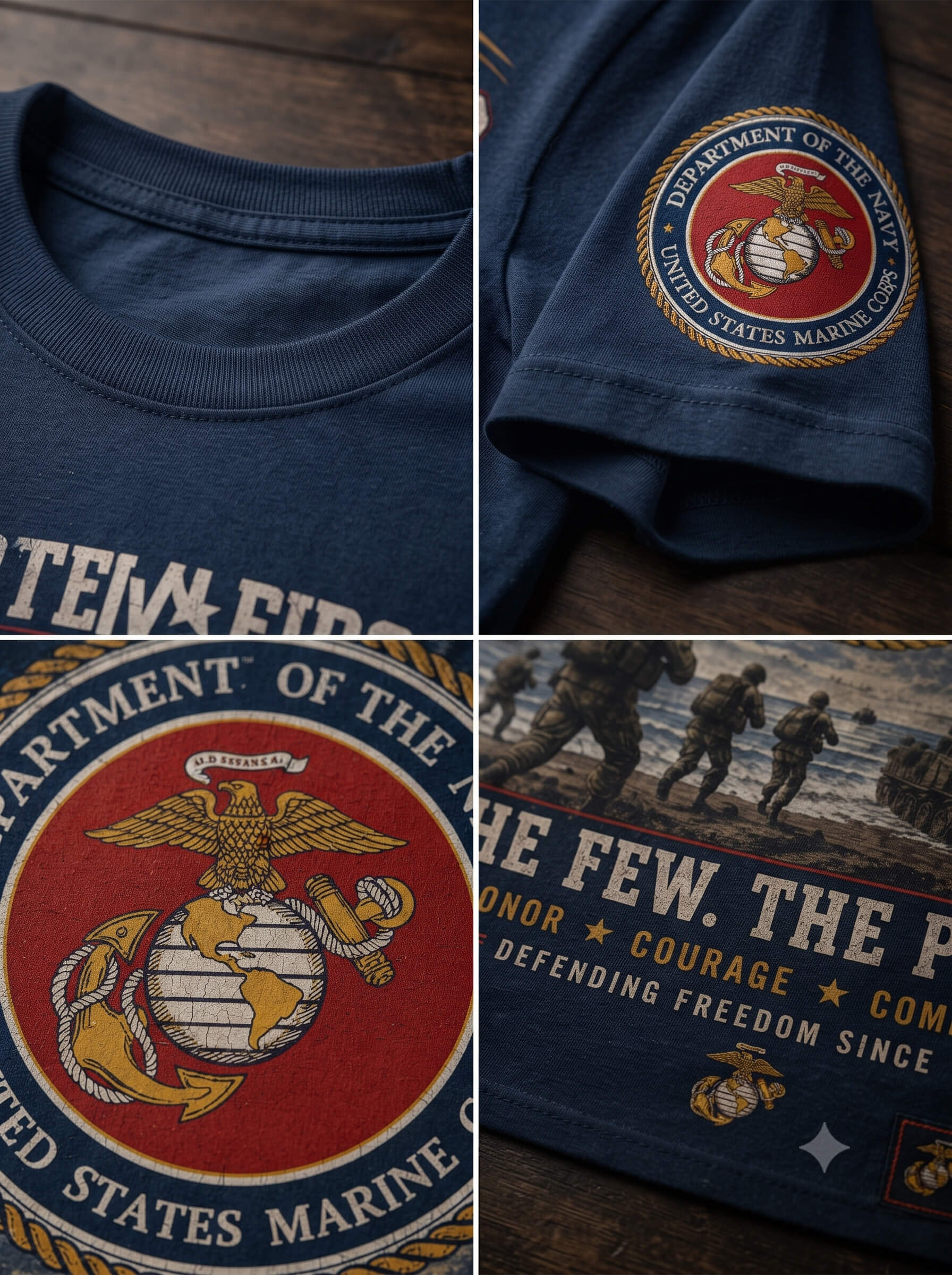 United States Marine Corps Patriot Graphic T-shirt