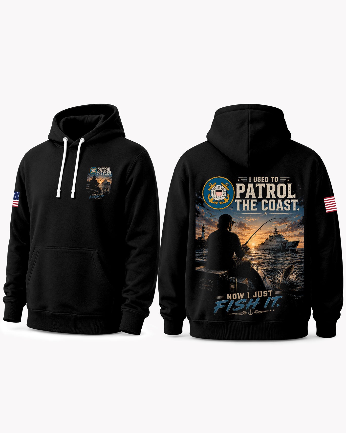 United States Coast Guard Fishing New Mission T-shirt