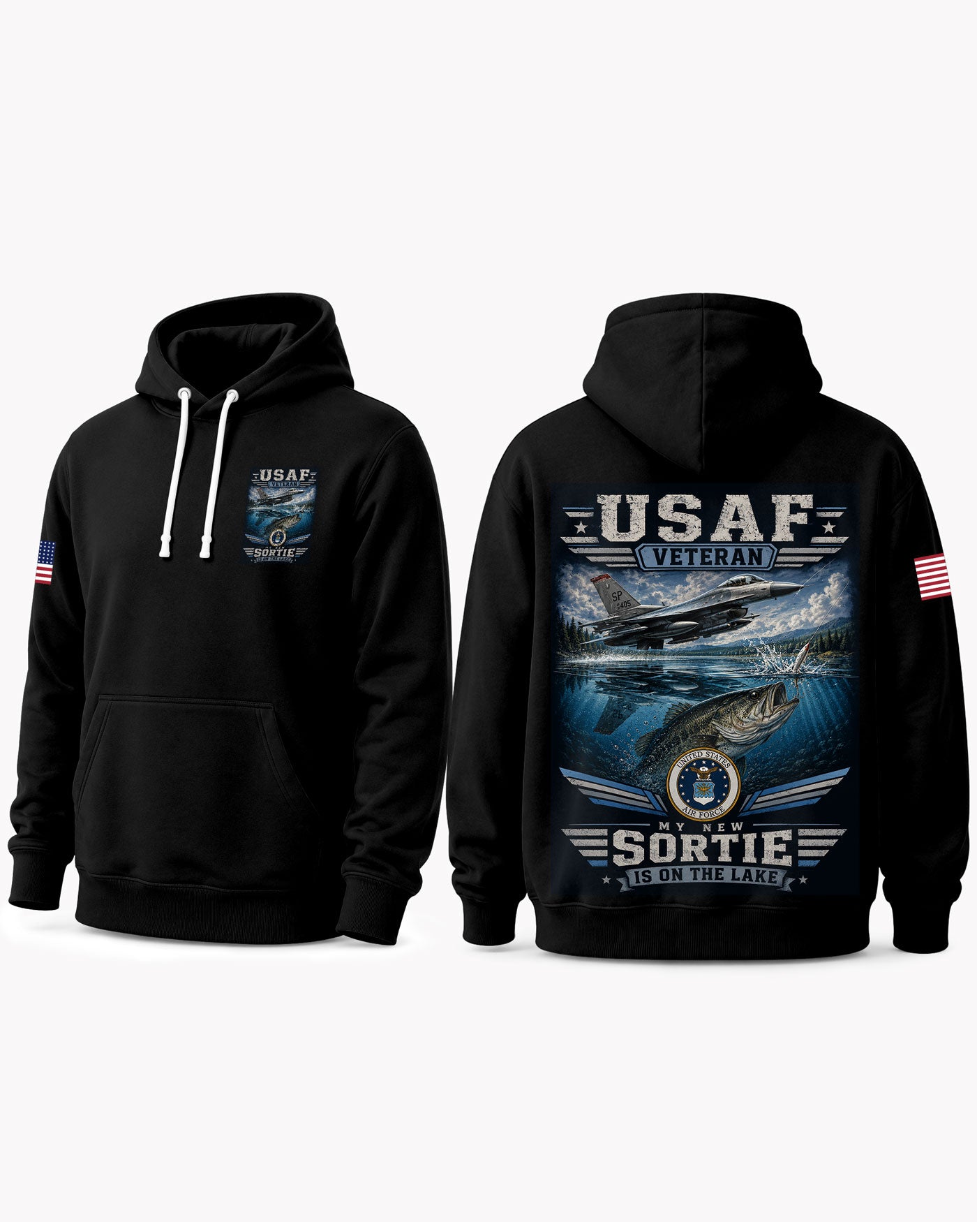 United States Air Force Fishing New Mission T-shirt