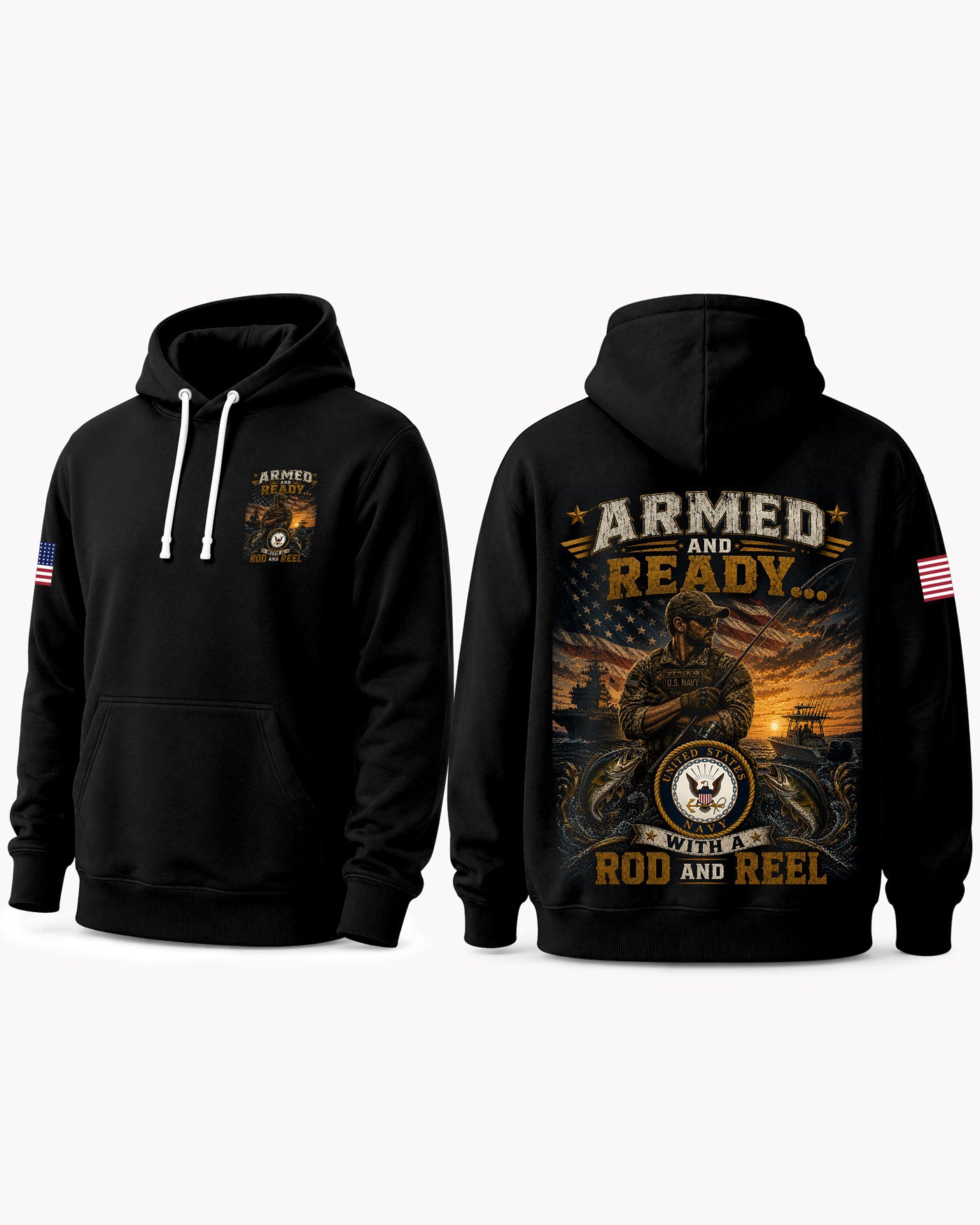 United States Navy Fishing New Mission T-shirt