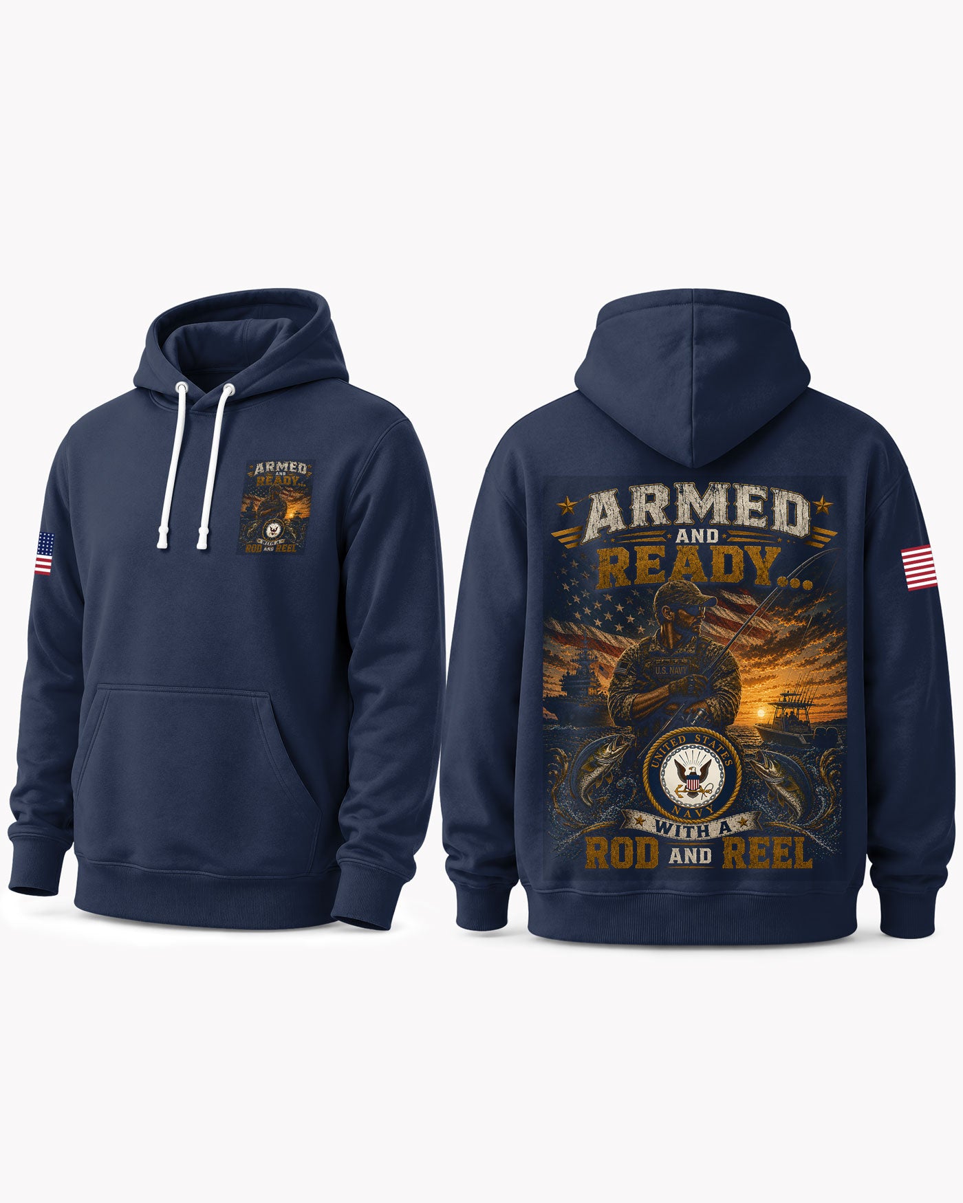 United States Navy Fishing New Mission T-shirt