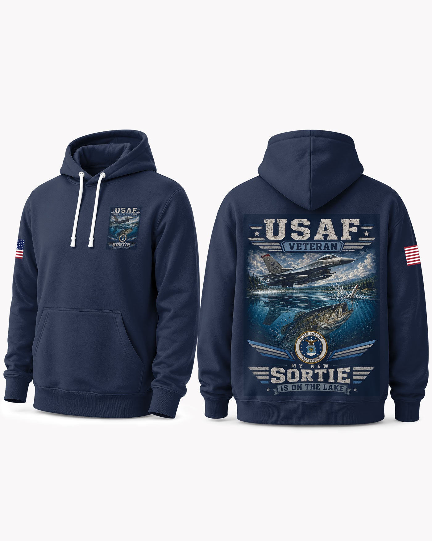 United States Air Force Fishing New Mission T-shirt