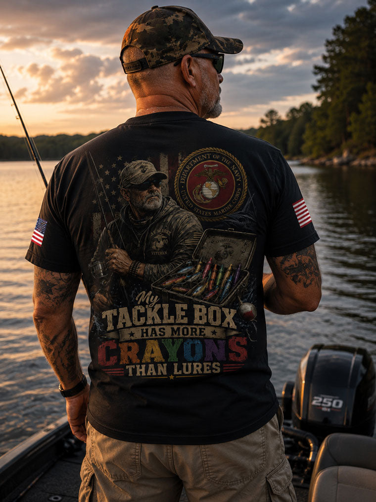 United States Marine Corps Fishing Humorous T-shirt