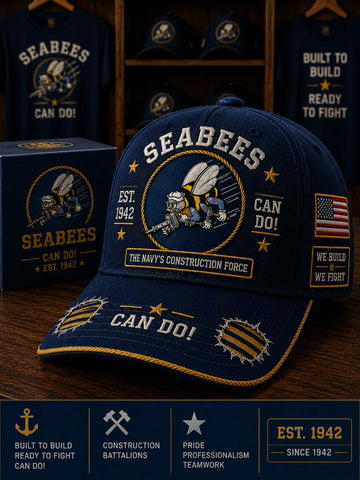 Seabees Patriot Cap