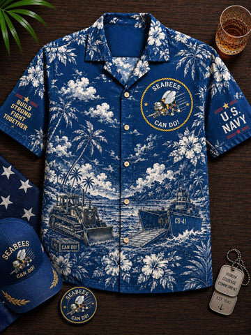Seabees Patriot Hawaiian Shirt