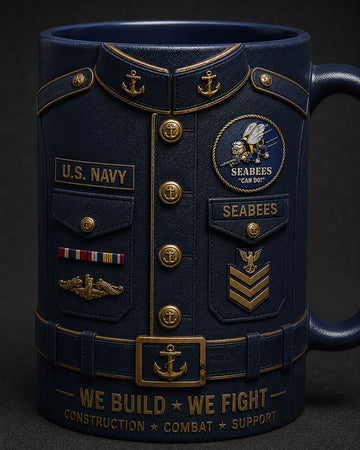 Seabees Tactical Torso Mugs