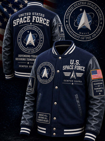 Space Force Honor Varsity Jacket