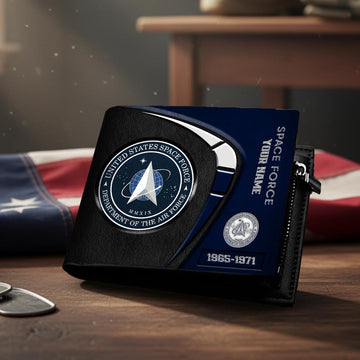 Space Force The Honor Stripe Custom Wallet