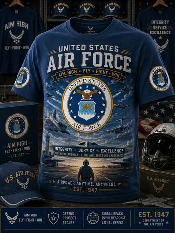 United States Air Force Patriot Graphic T-shirt