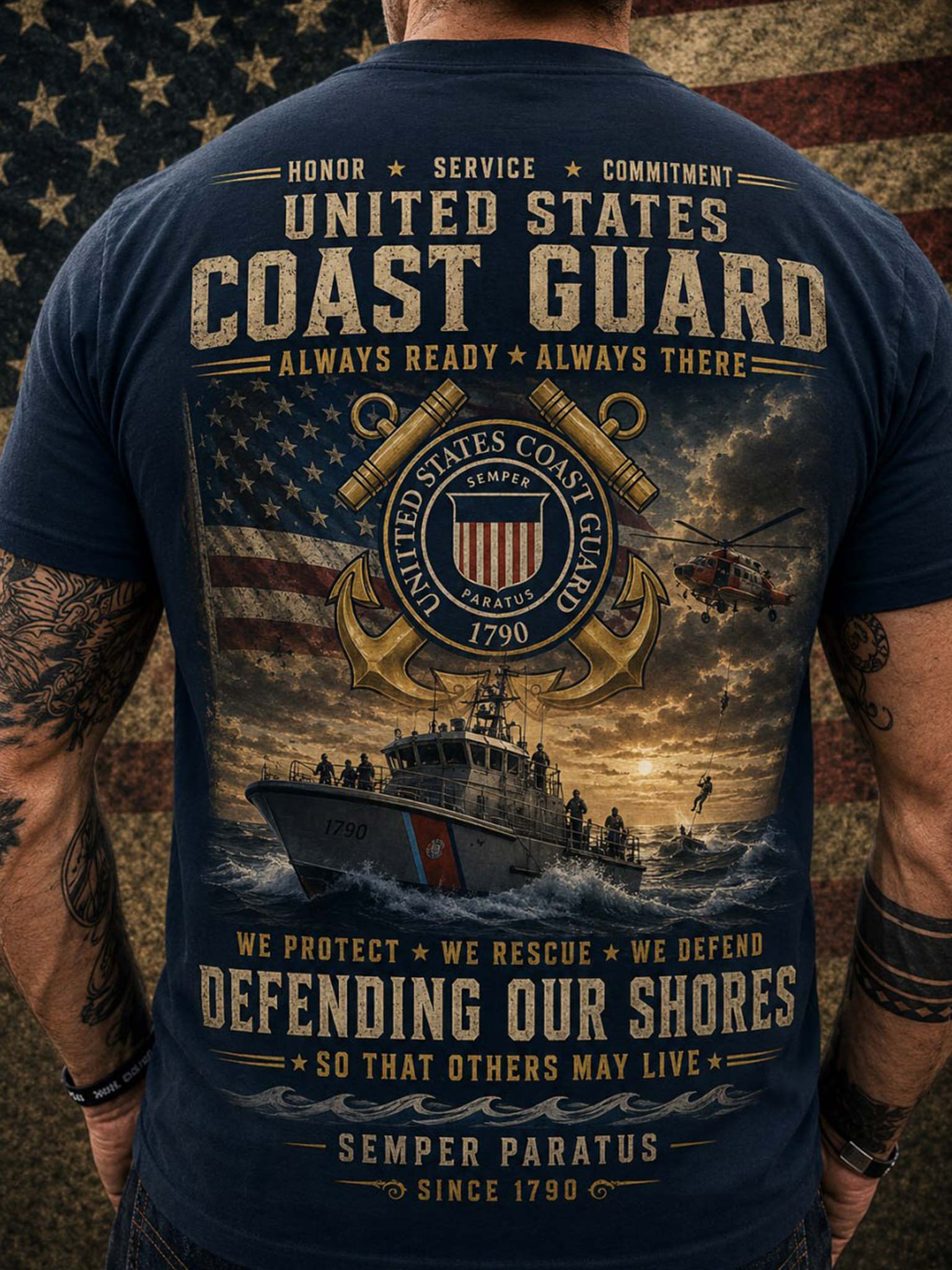 United States Coast Guard The Legacy T-shirt