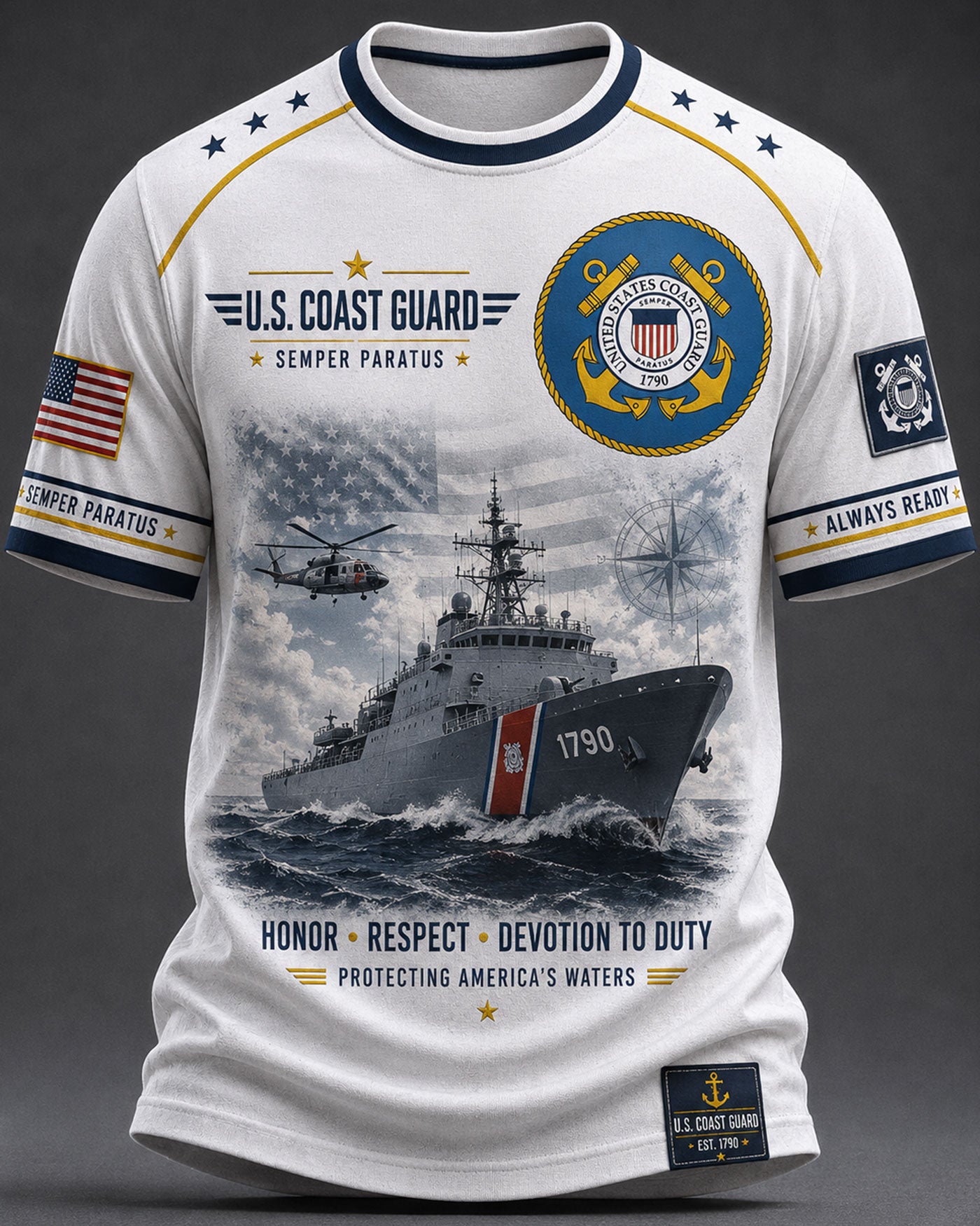 United States Coast Guard Commemorative Series T-shirt