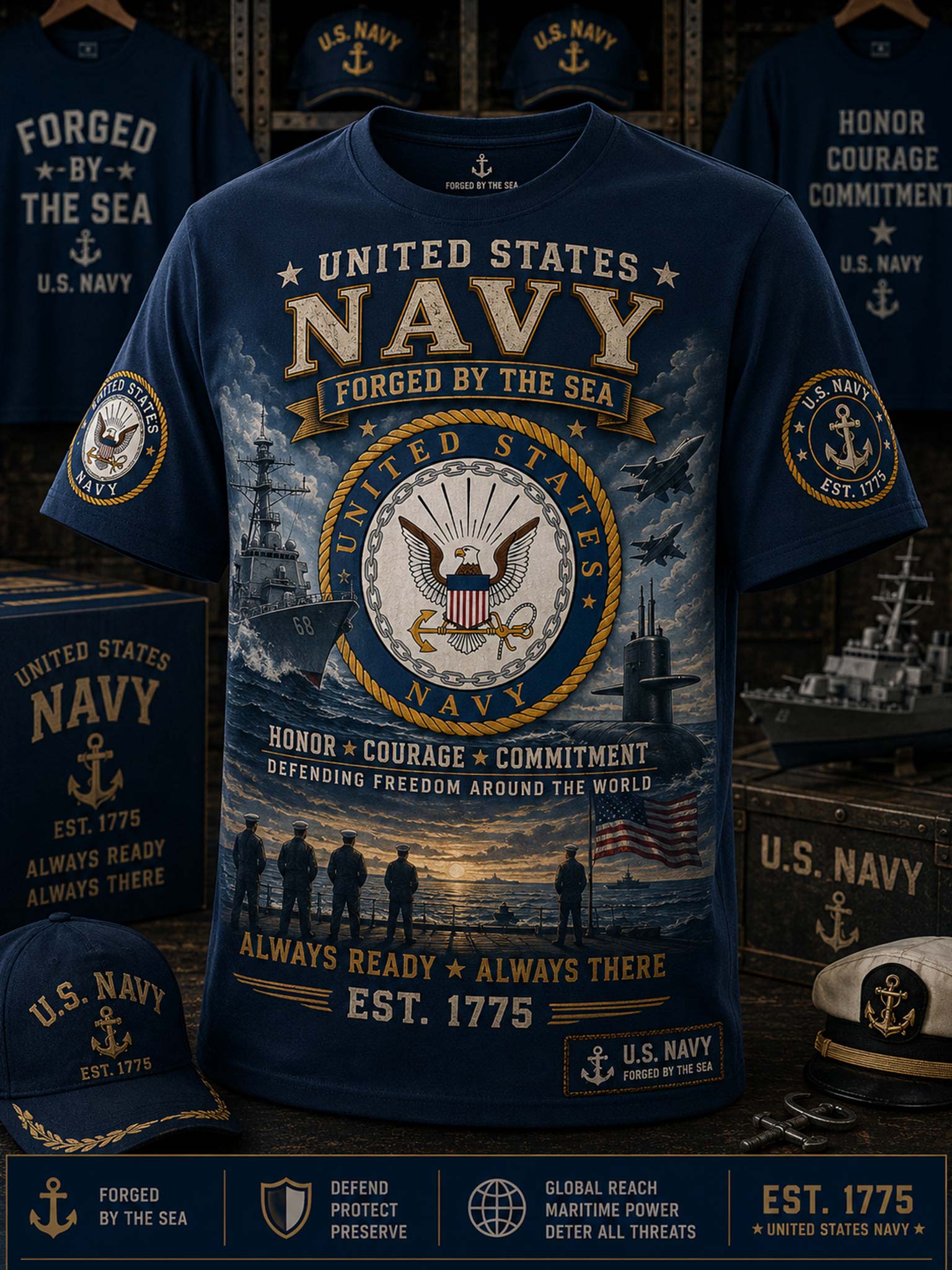 United States Navy Patriot Graphic T-shirt