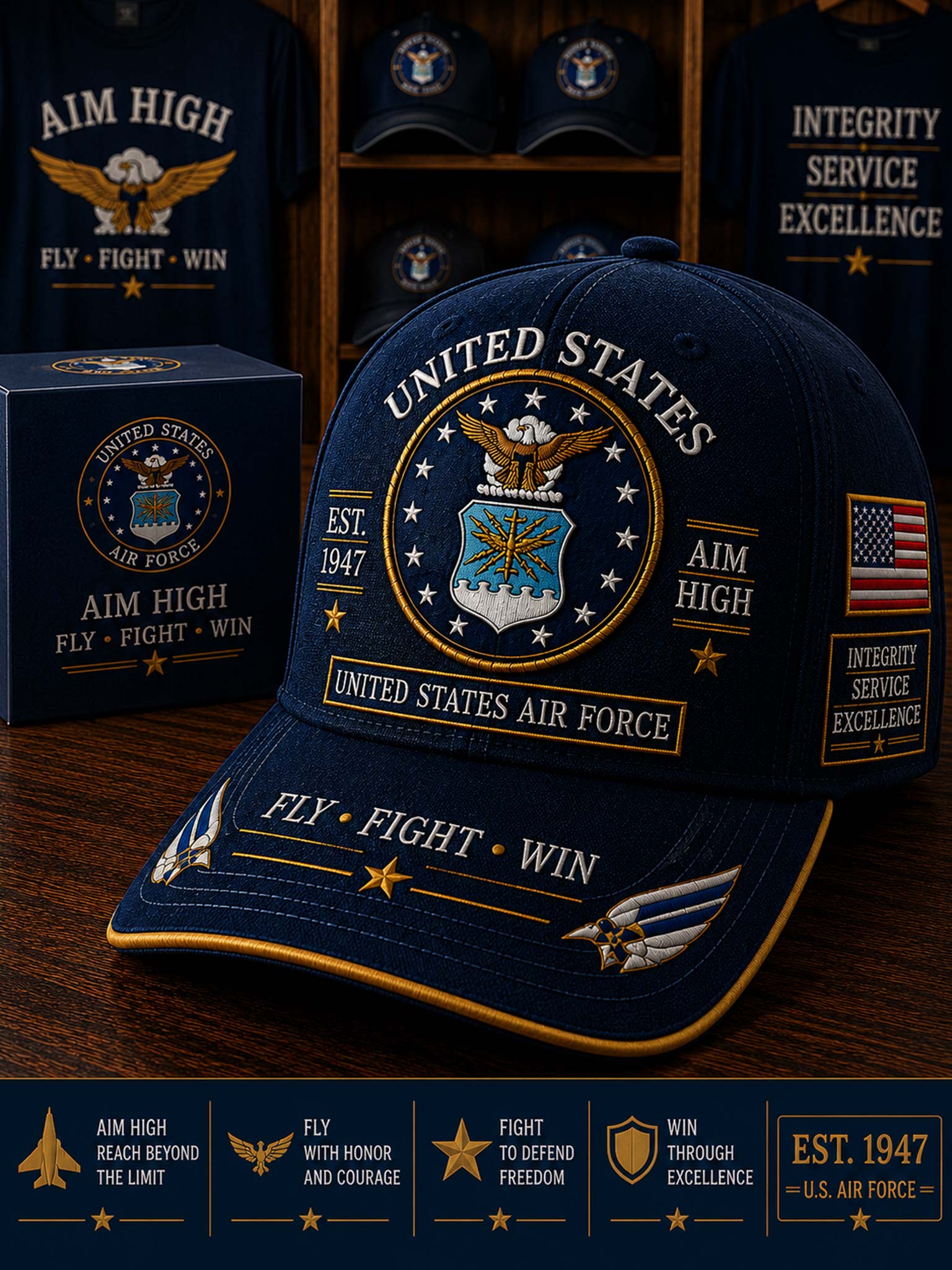 United States Air Force Patriot Cap