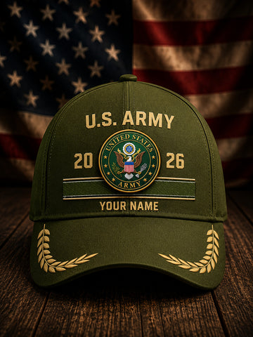 An olive green U.S.