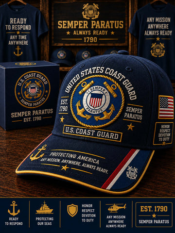 United States Coast Guard Patriot Cap