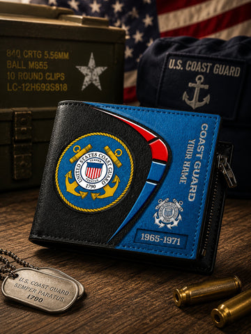 A black and blue U.S.