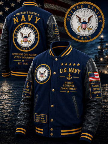 United States Navy Honor Varsity Jacket