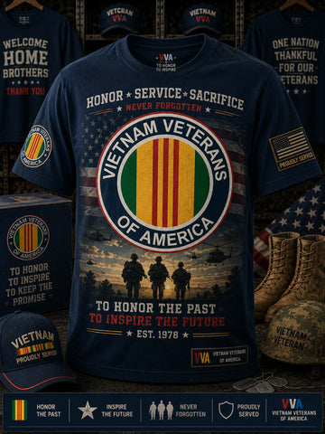 Vietnam Veteran Patriot Graphic T-shirt