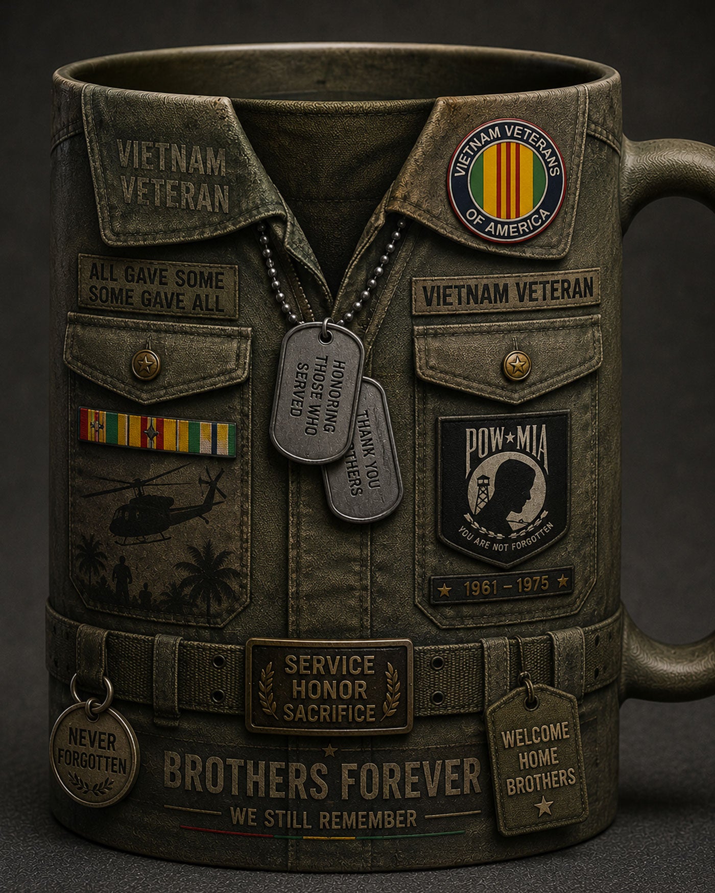 Vietnam Veteran Tactical Torso Mugs