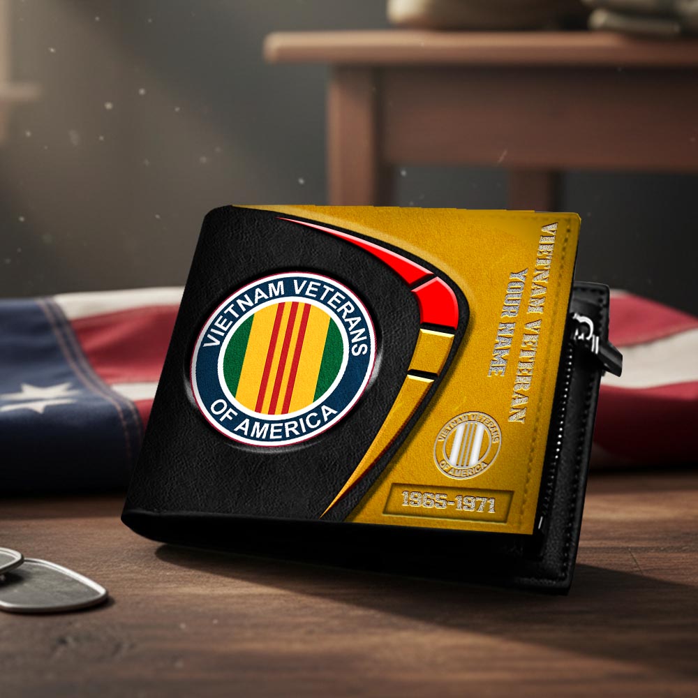 Vietnam Veteran The Honor Stripe Custom Wallet