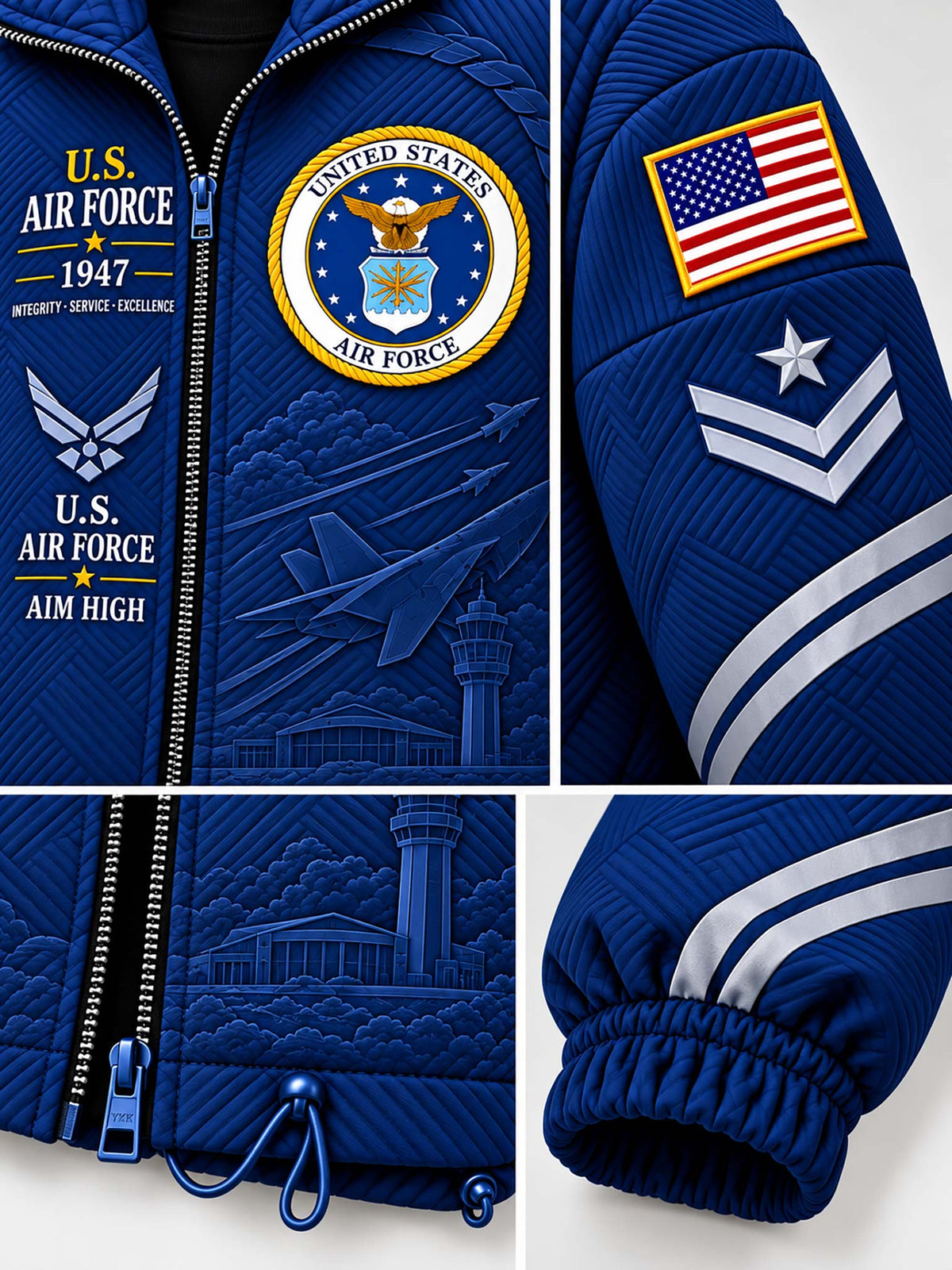 United States Air Force Heritage Women's Drawstring Pocket Jacket