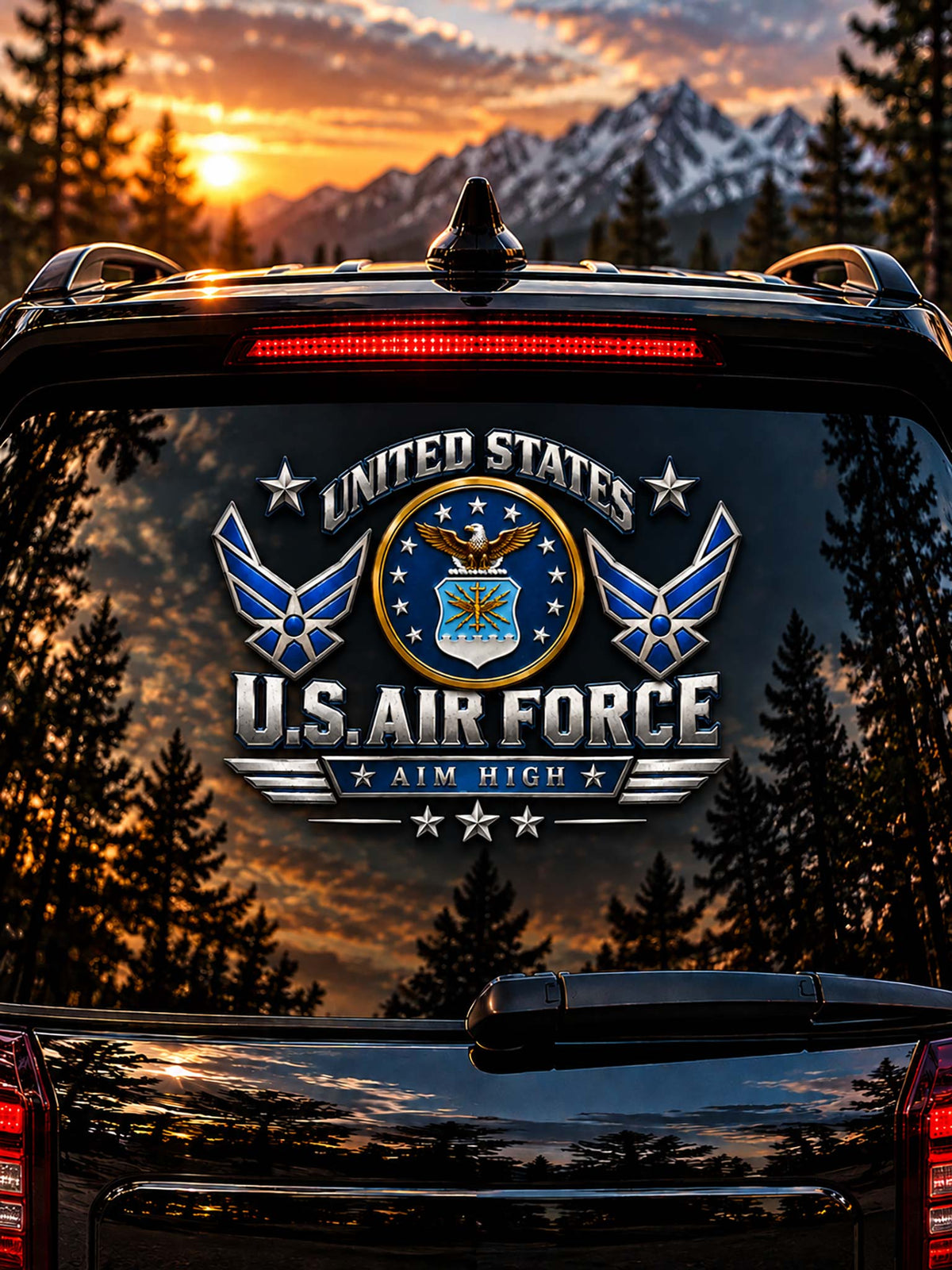 United States Air Force Defenders Of Freedom Decal