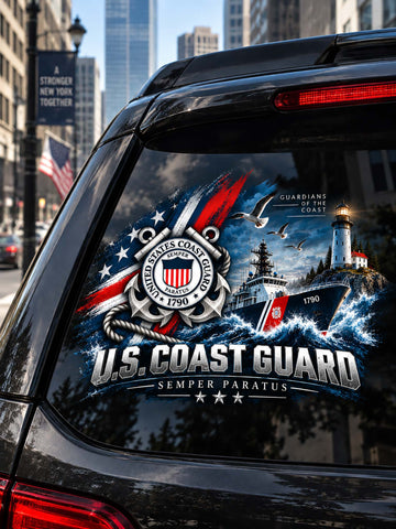 United States Coast Guard Defenders Of Freedom Decal