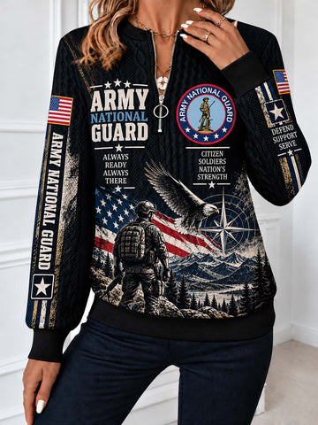 Army National Guard Honorbound Quilted Zip-Up Sweatshirt