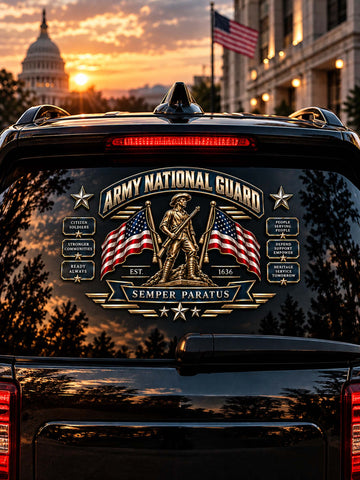 Army National Guard Defenders Of Freedom Decal