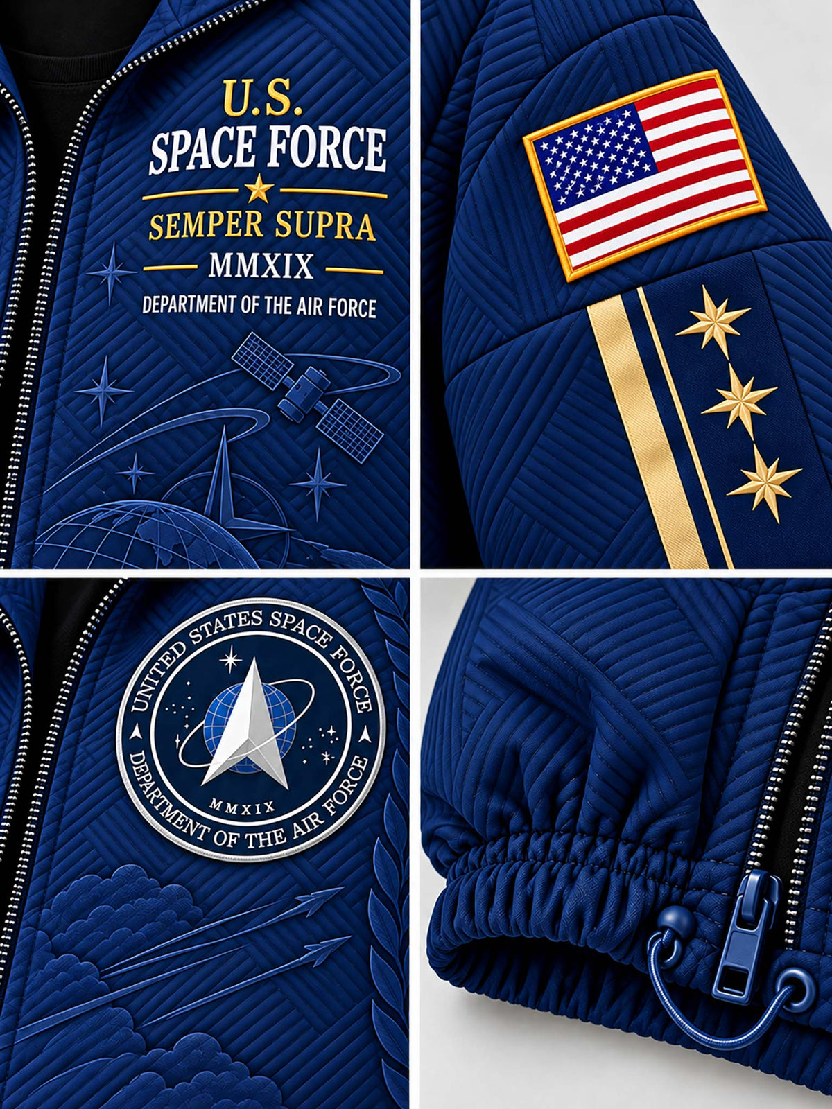 Space Force Heritage Women's Drawstring Pocket Jacket