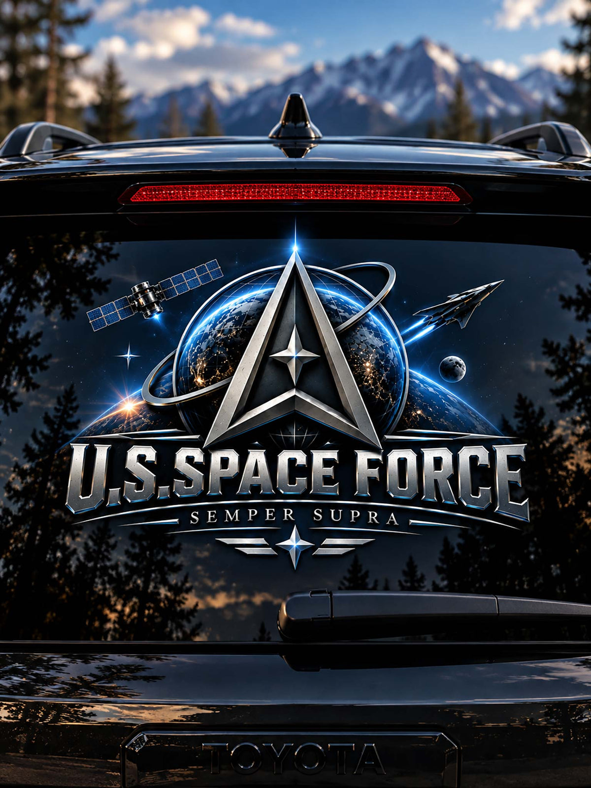 Space Force Defenders Of Freedom Decal