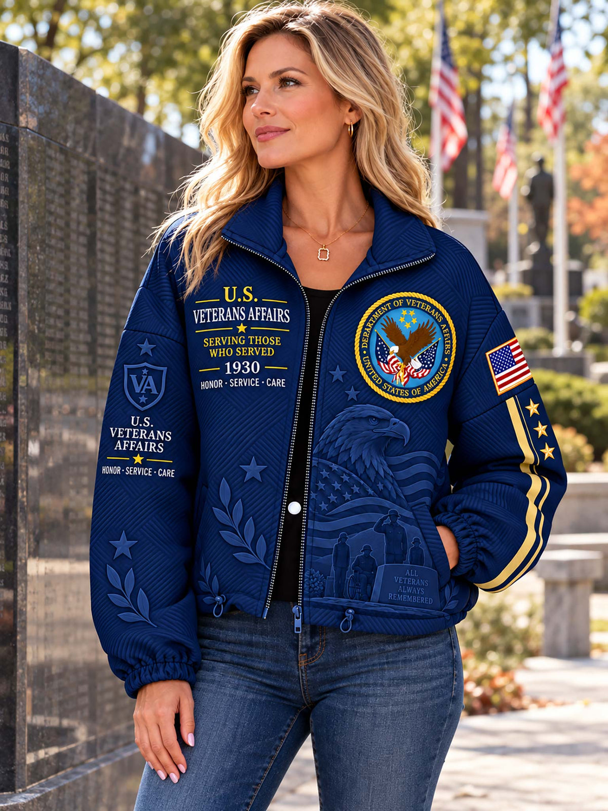 Veteran Heritage Women's Drawstring Pocket Jacket