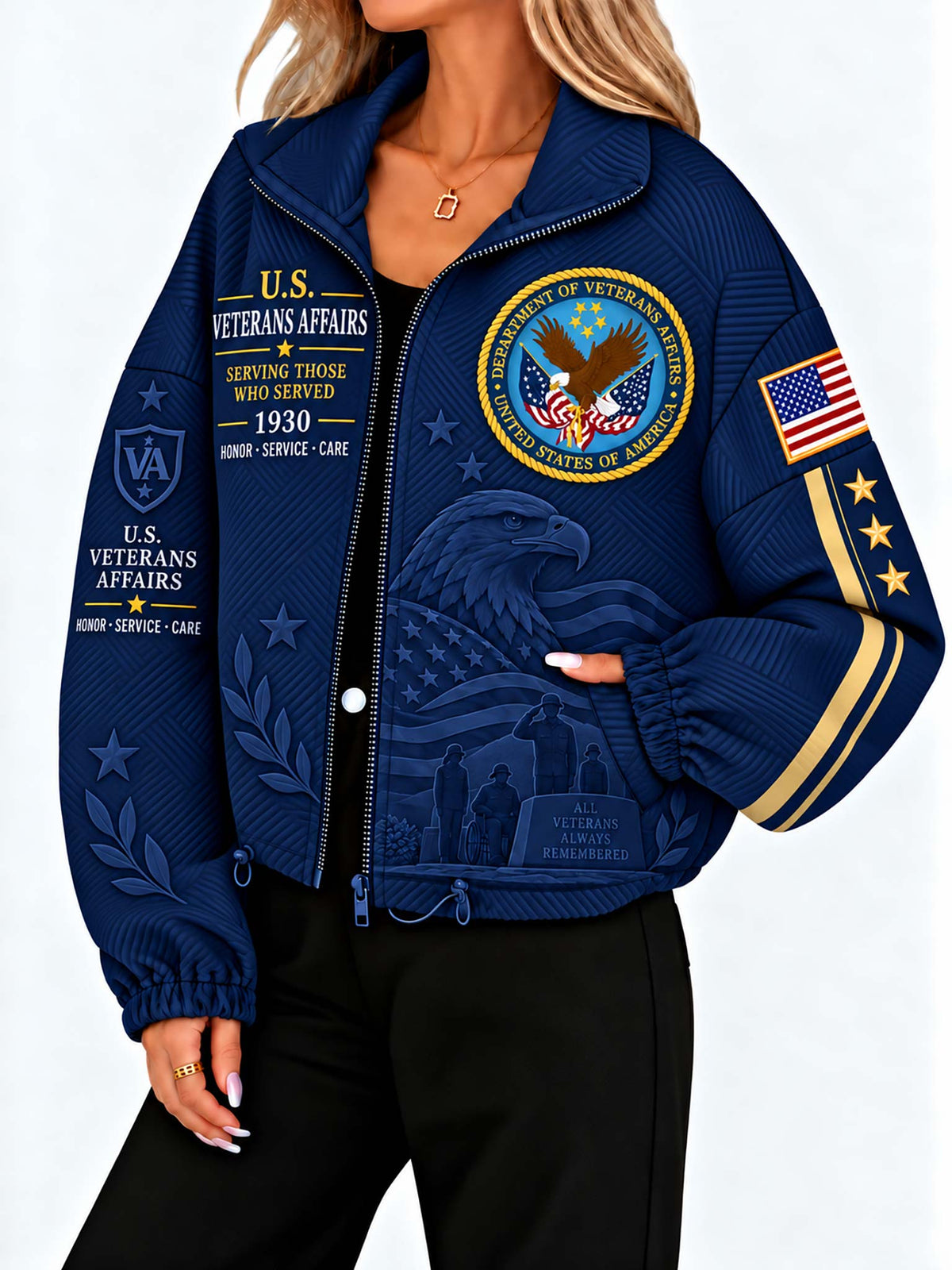 Veteran Heritage Women's Drawstring Pocket Jacket